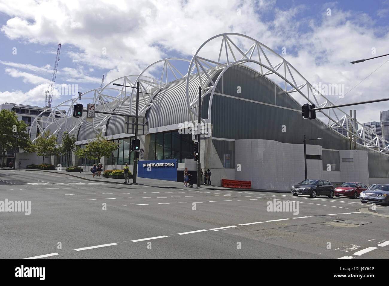 The Ian Thorpe Aquatic Centre (ITAC), Ultimo, Sydney, NSW, Australia – named in honour of five-time Gold Medal winning Olympic champion, Ian Thorpe Stock Photo