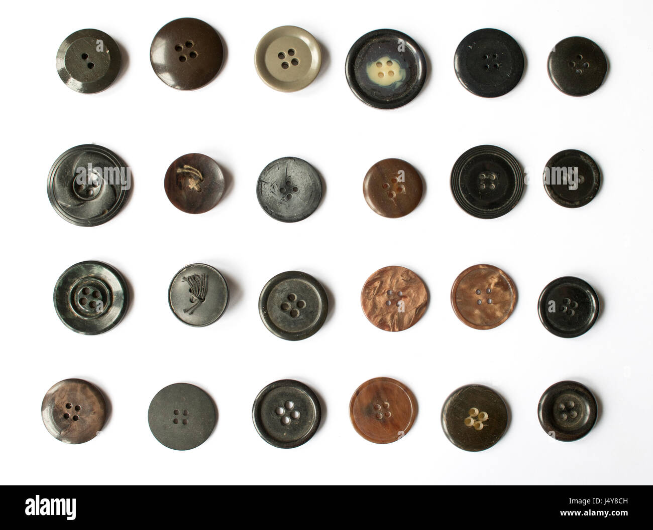 White polished buttons hi-res stock photography and images - Alamy