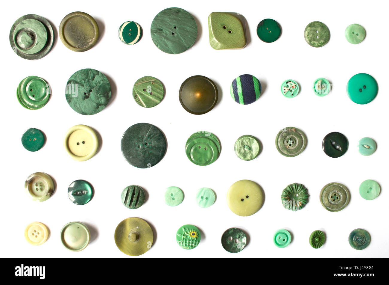 Mixed Collection of Buttons Vectors Stock Photo - Alamy