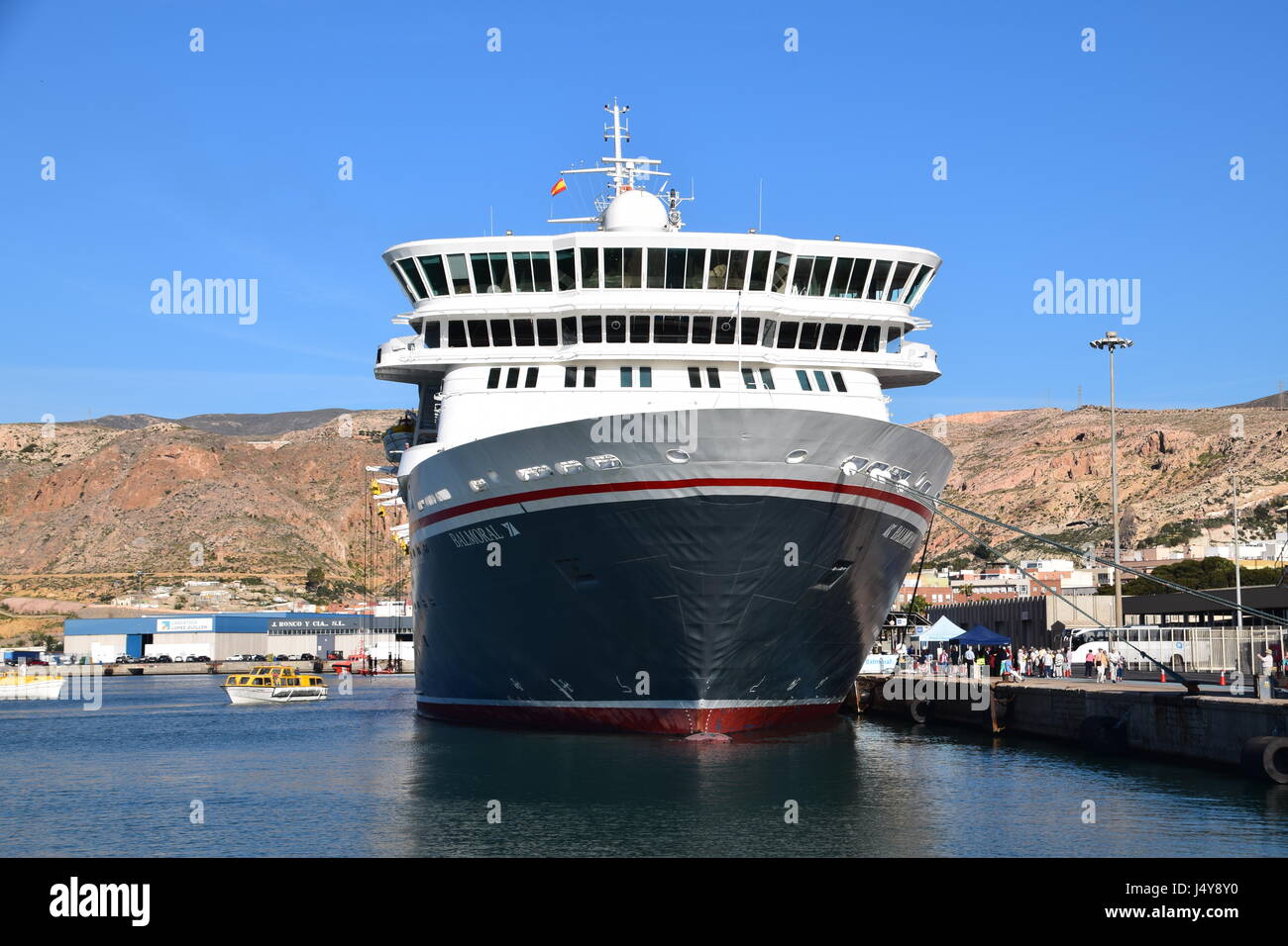 Ms Balmoral Fred Olsen Cruise Lines In Port Almeria Spain Stock Photo Alamy