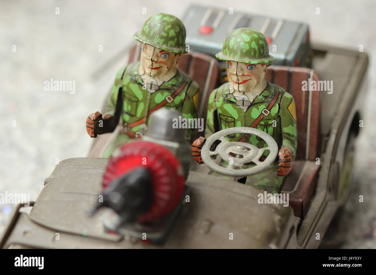 Tin soldiers Stock Photo