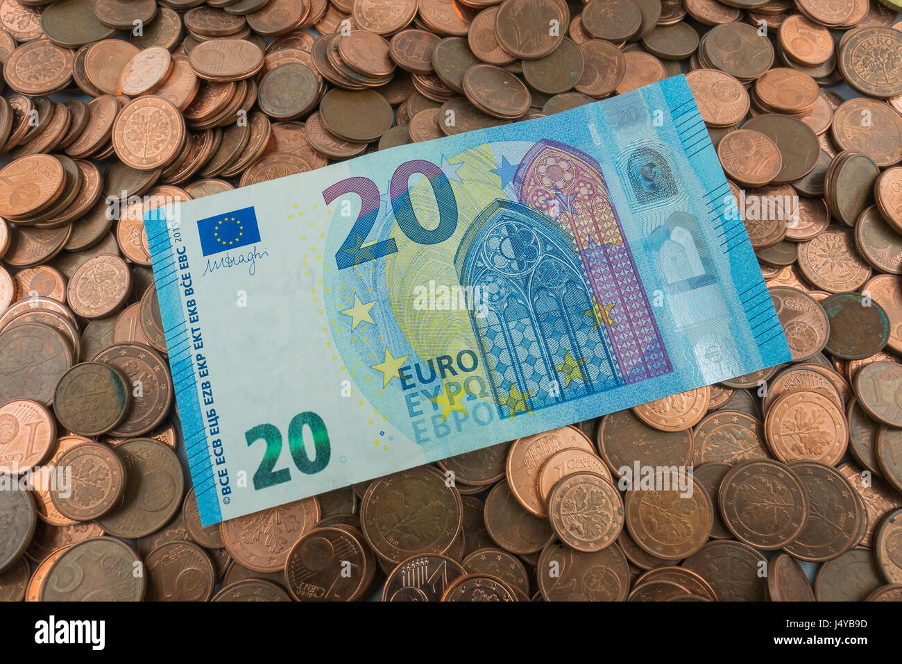 20 euro bill hi-res stock photography and images - Alamy