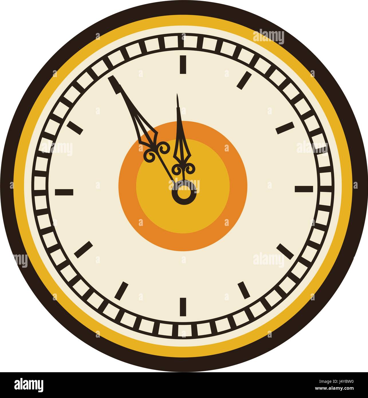 vintage clock time round design Stock Vector Image & Art Alamy