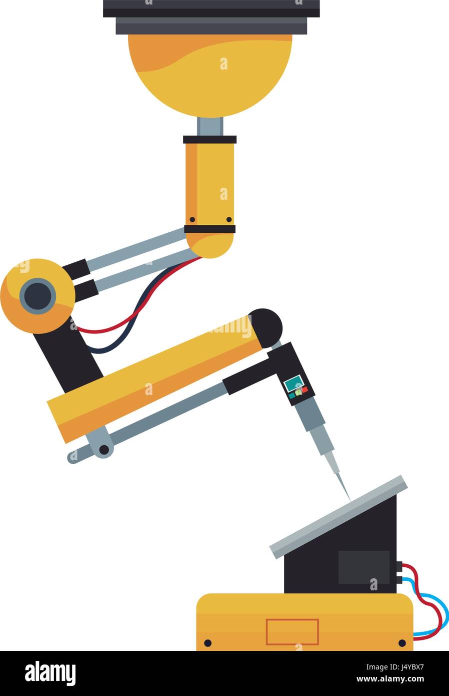 computer controlled automated manufacturing process, industrial robot
