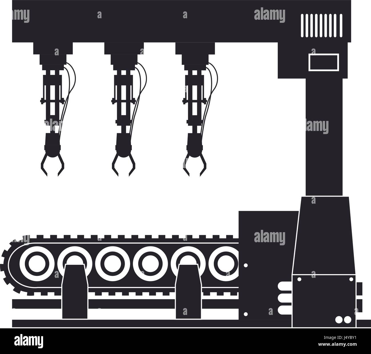 computer controlled automated manufacturing process, industrial robot