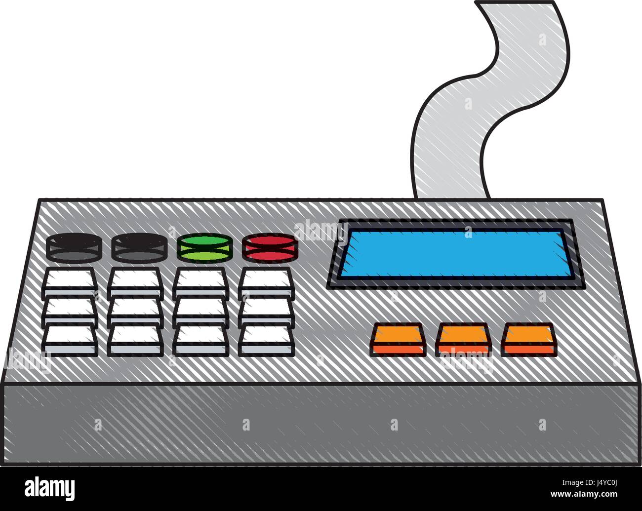 Monitor control panel outlet