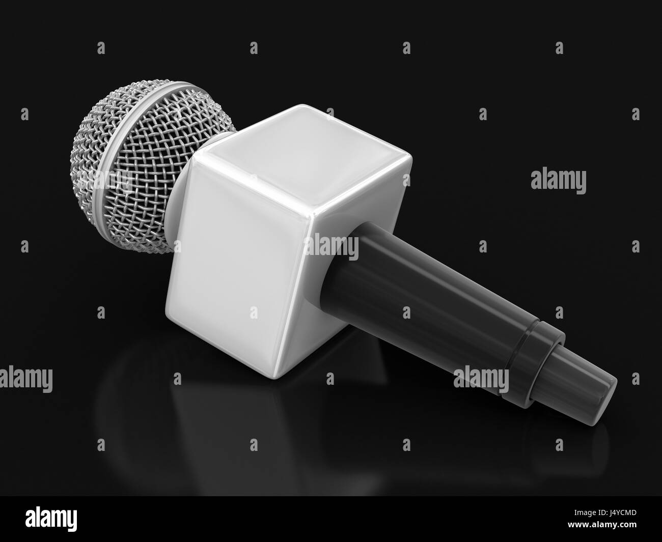 Microphone. Image with clipping path Stock Photo Alamy