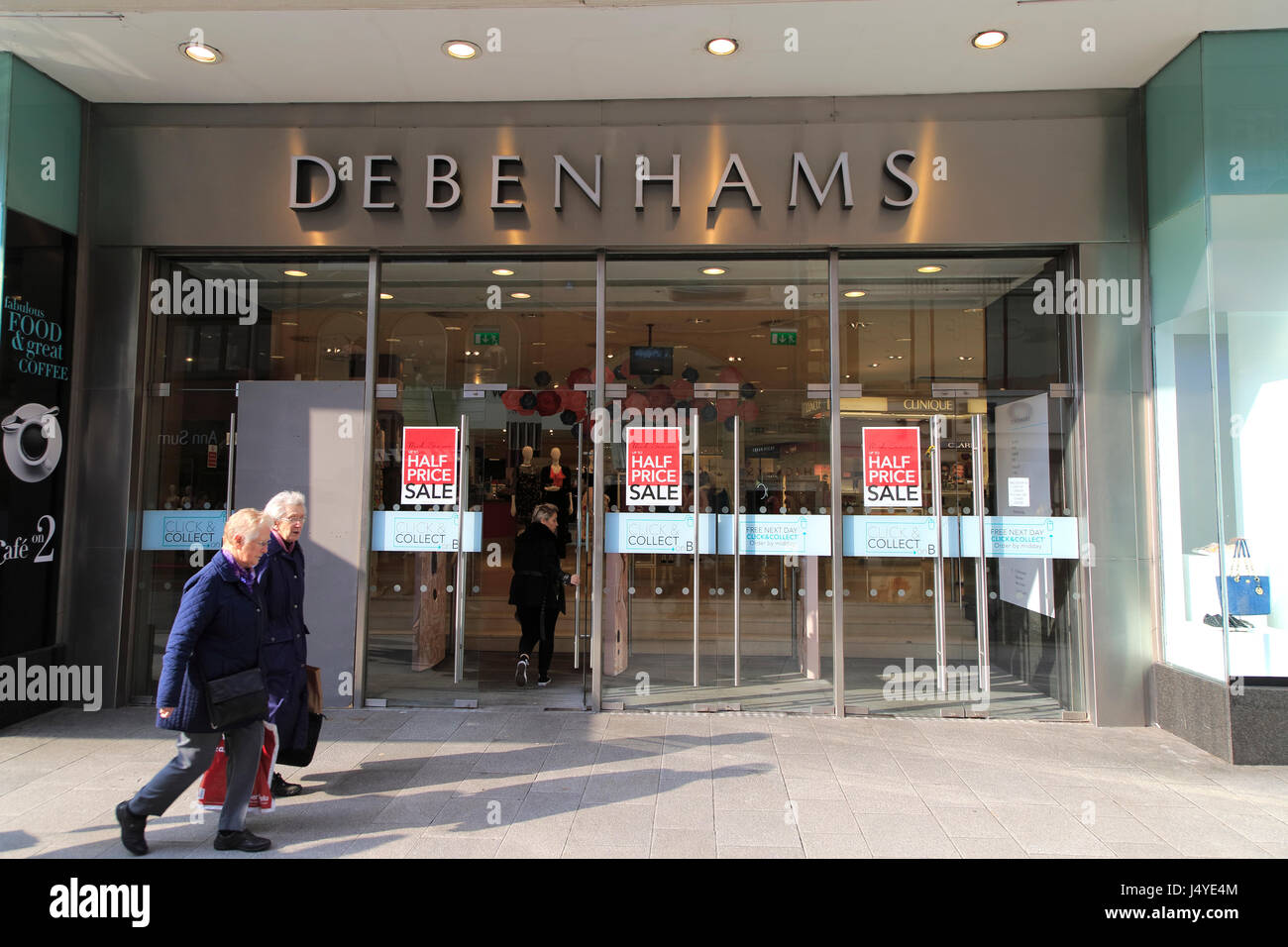 Debenhams department store shop, Henry Street, Dublin city centre, Ireland,  Republic of Ireland Stock Photo - Alamy