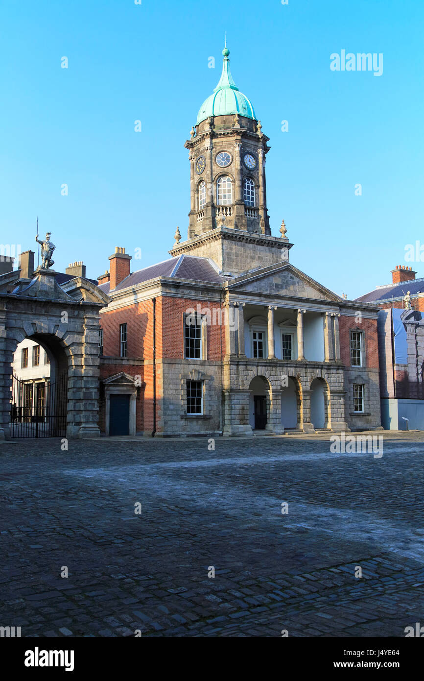 Bedford Tower, Dublin Castle, city of Dublin, Ireland, Irish Republic Stock Photo
