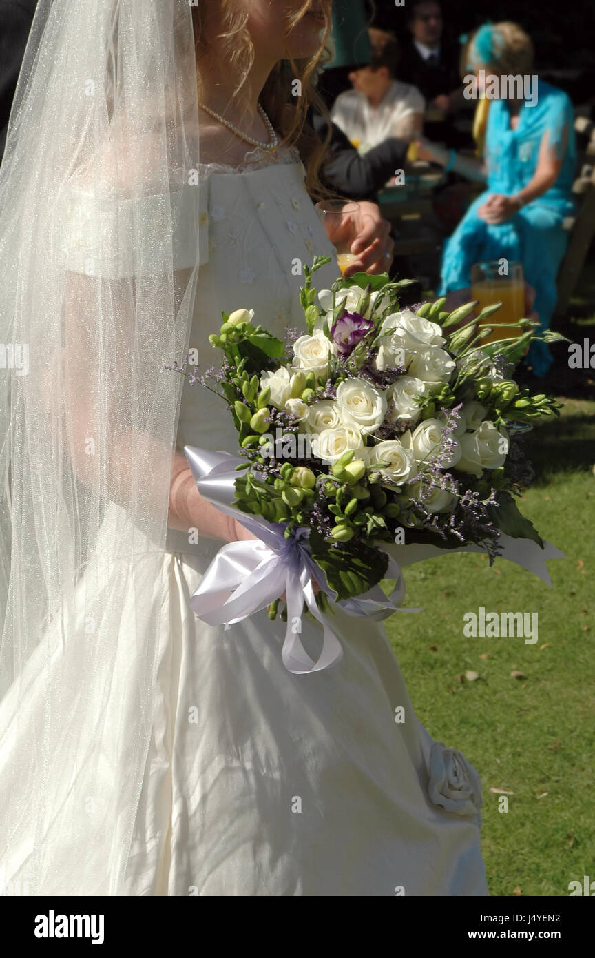 bouquet of flowers carried by a bride Stock Photo Alamy