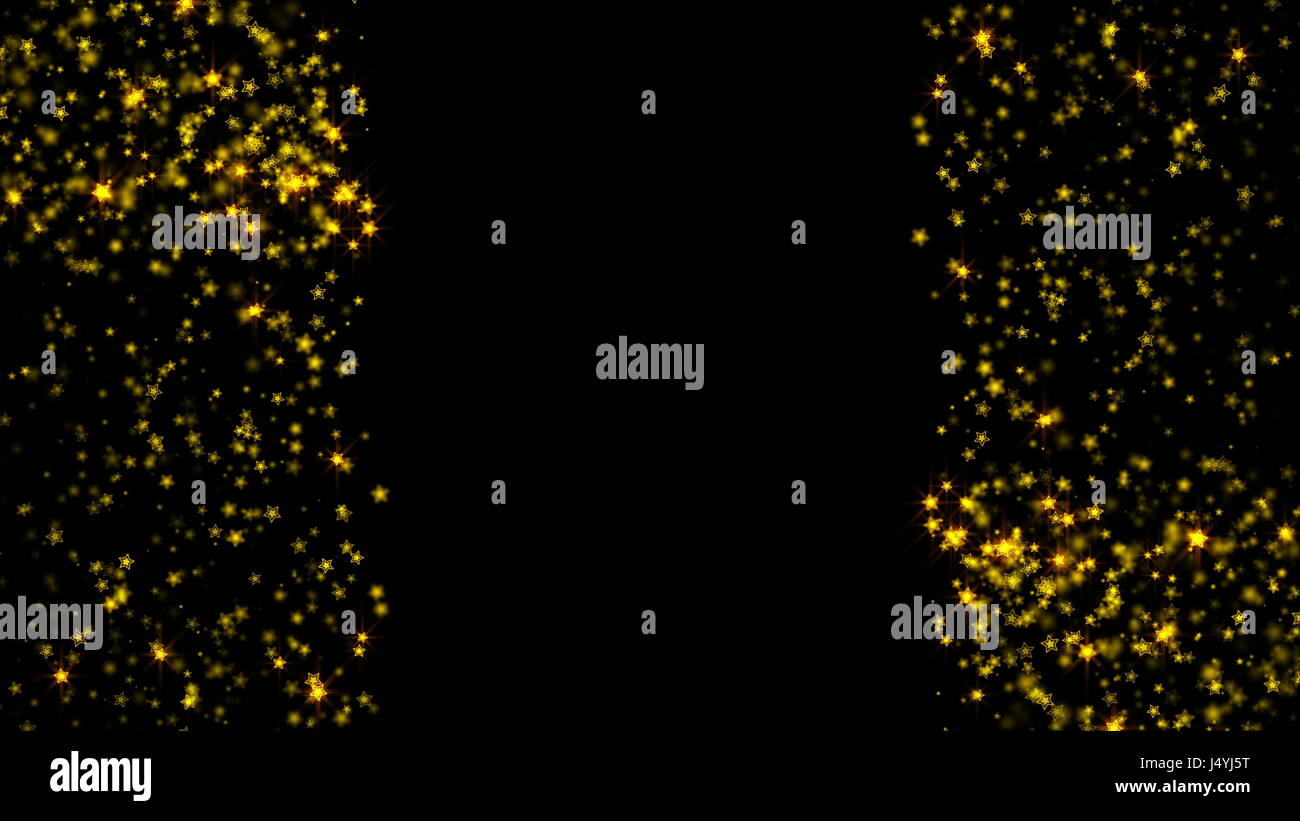 golden glittering particle background Stock Photo - Alamy