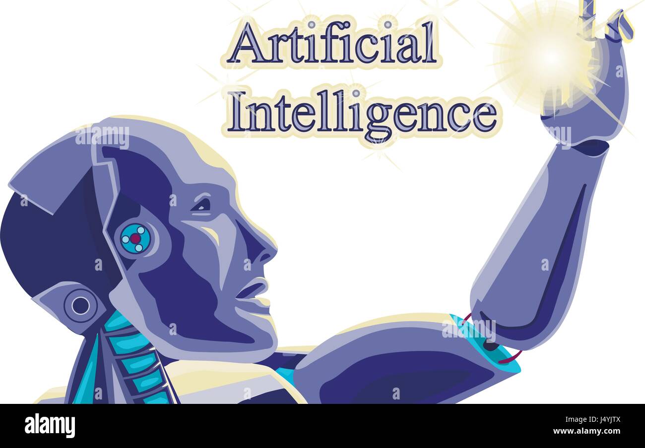 robot ai vector