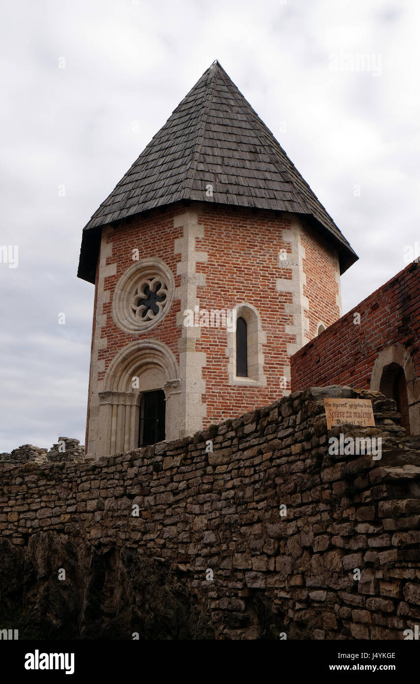 Chapel of St. Philip, Medvedgrad castle in Nature Park Medvednica in