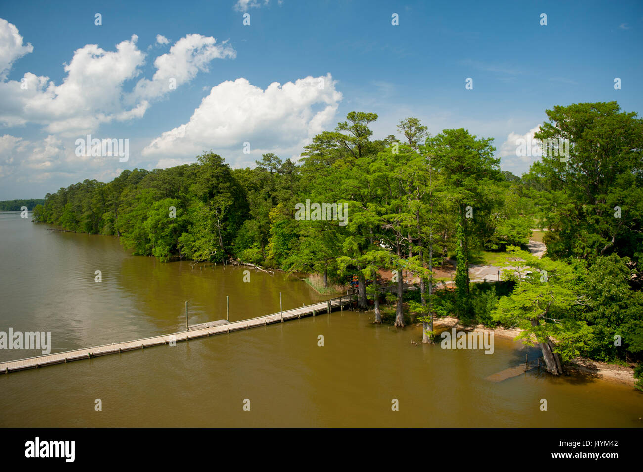 USA Virginia VA Chickahominy Riverfront Park River going Through James City County Stock Photo
