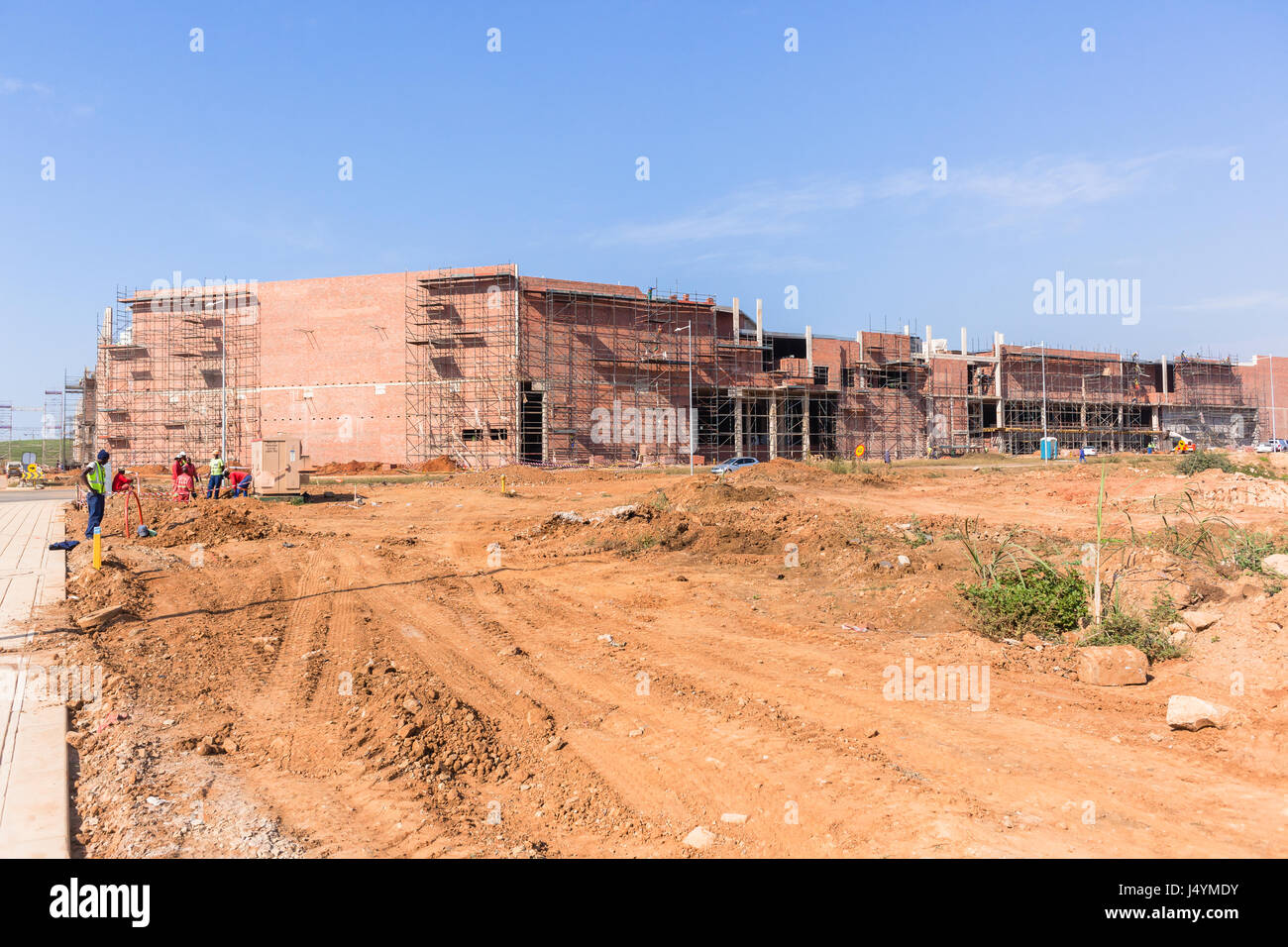 Construction shopping mall buildings industrial earthworks landscape