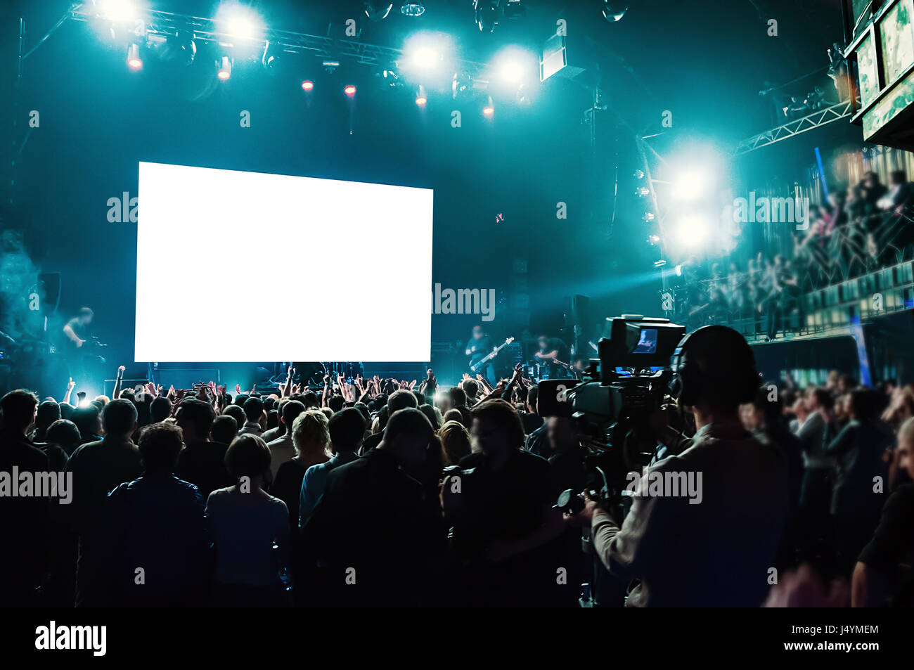 Download Rock Concert White Screen Isolated Stock Photo Alamy