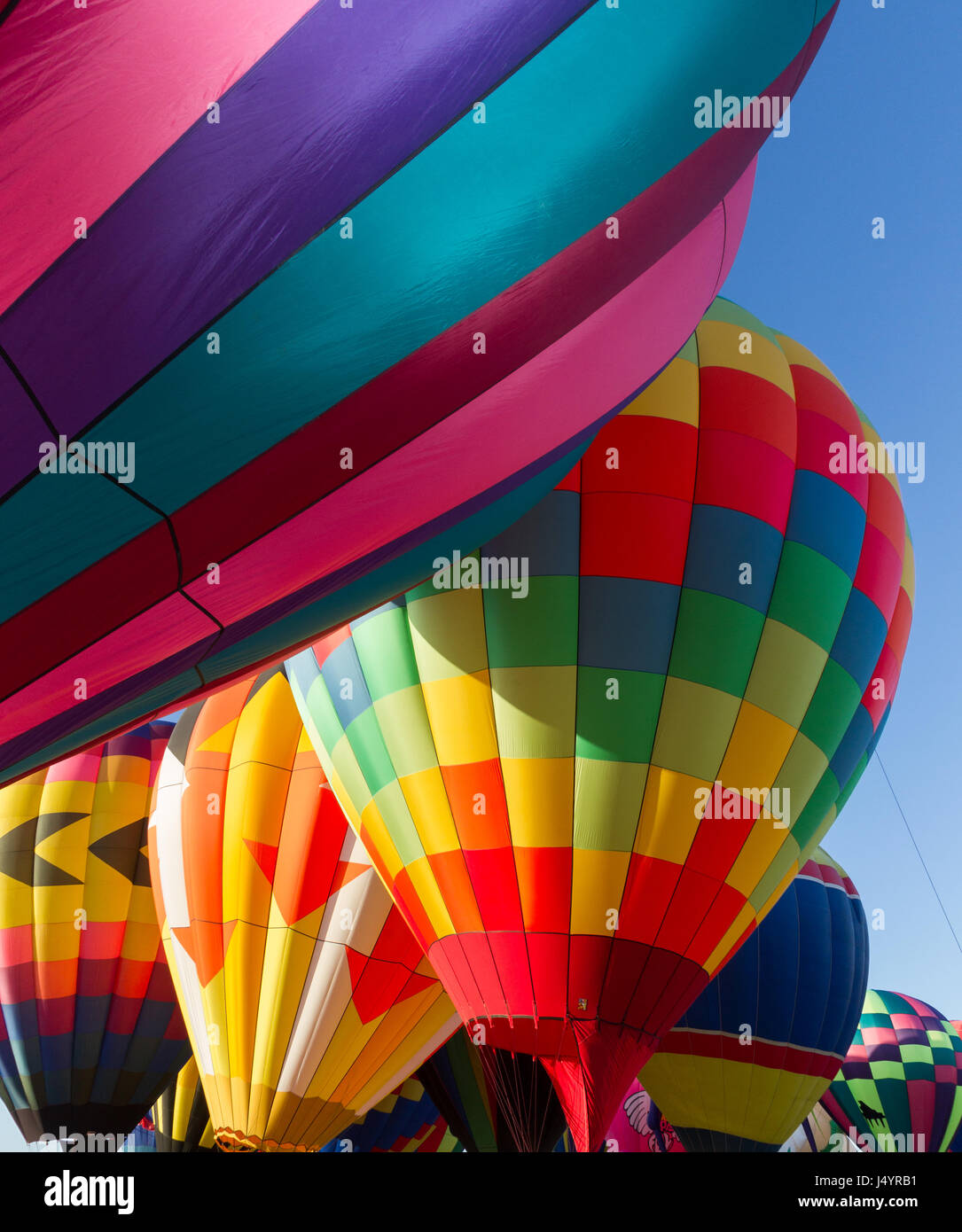 Colorful balloons on sky hi-res stock photography and images - Alamy