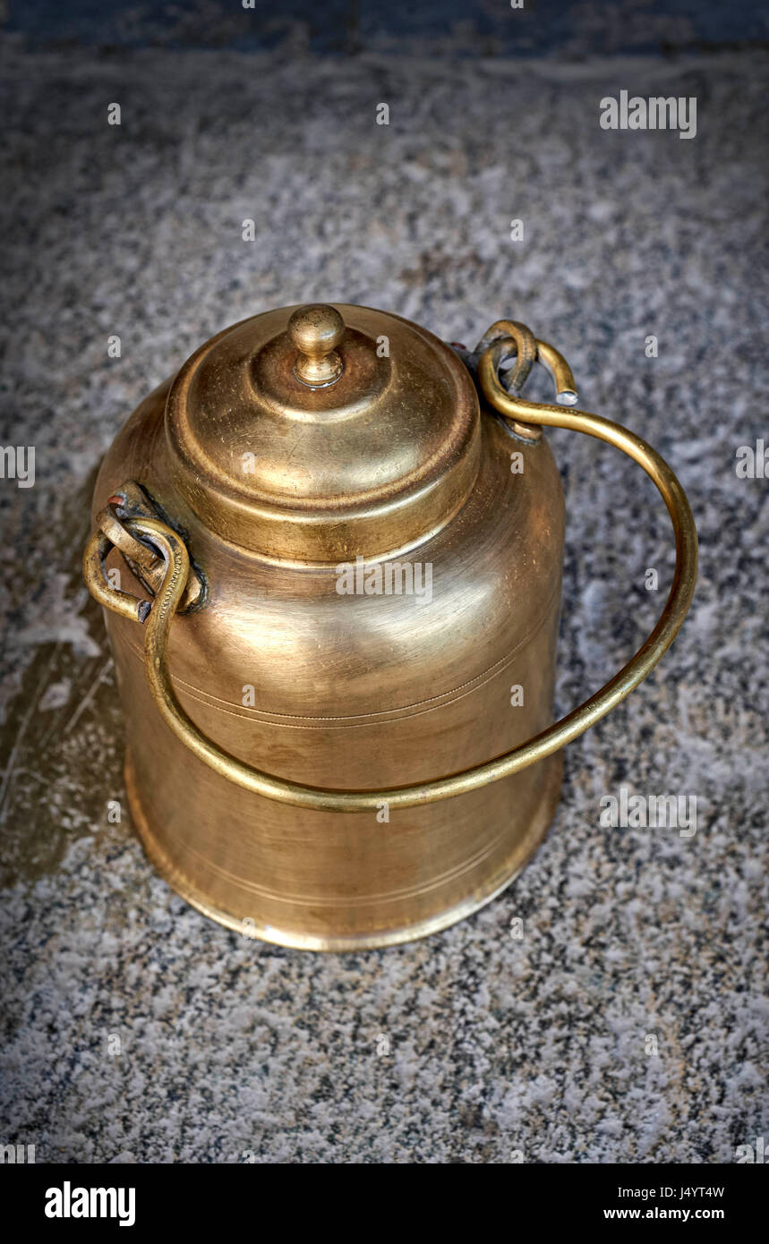 Brass utensil, saurashtra, gujarat, india, asia Stock Photo Alamy