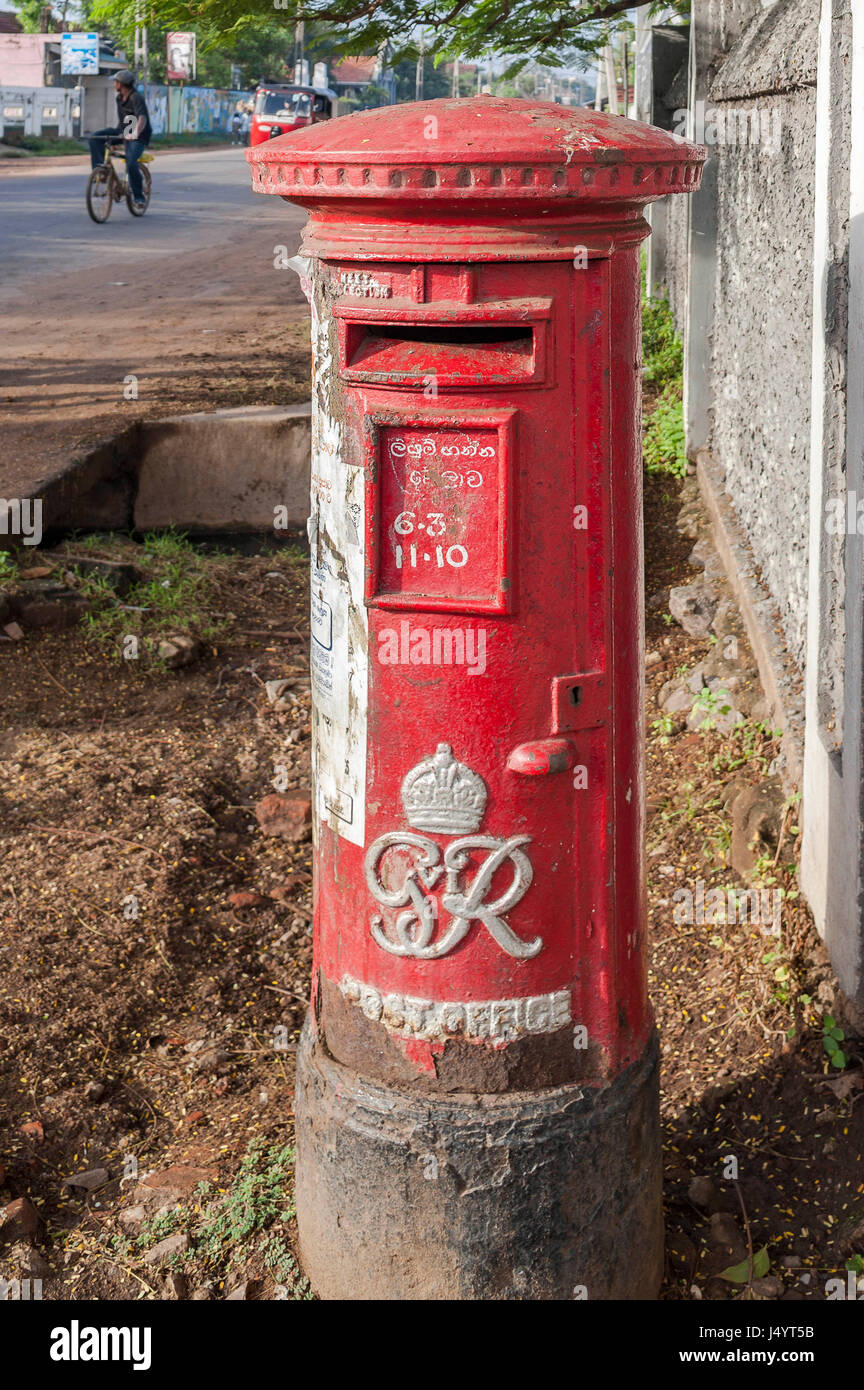 Sri Lanka Post Box Stock Photos & Sri Lanka Post Box Stock Images Alamy