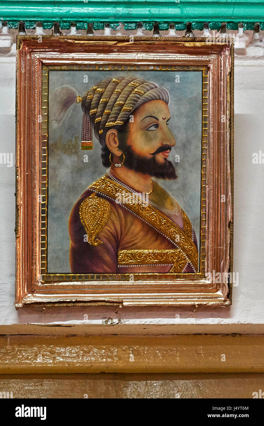 Shivaji maharaj painting, museum and saraswati mahal library ...