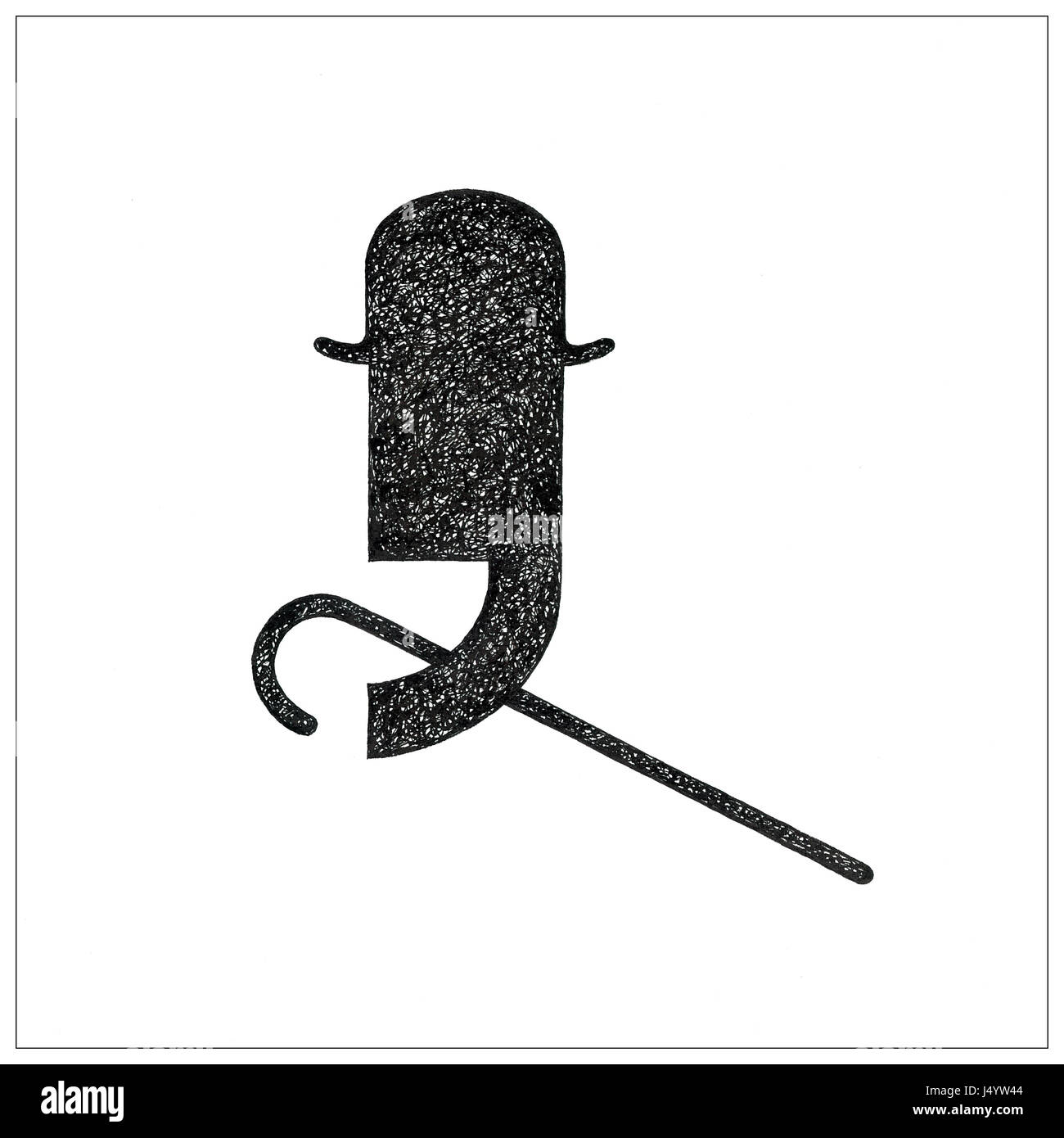 Charlie Chaplin Drawing High Resolution Stock Photography And Images Alamy