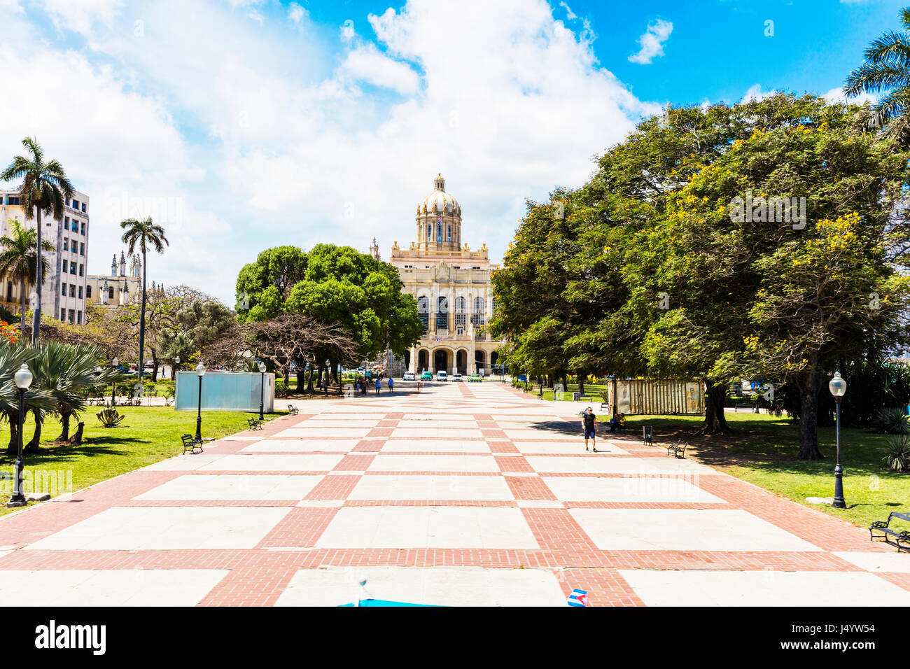 Museo De La Revolucion Havana cuba, museum revolution Havana Cuba, Museo de Revolucion building, exterior, front, Museo de Revolucion Cuba, Stock Photo