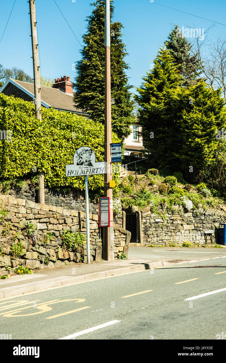 road to Holmfirth Huddersfield Ray Boswell Stock Photo Alamy