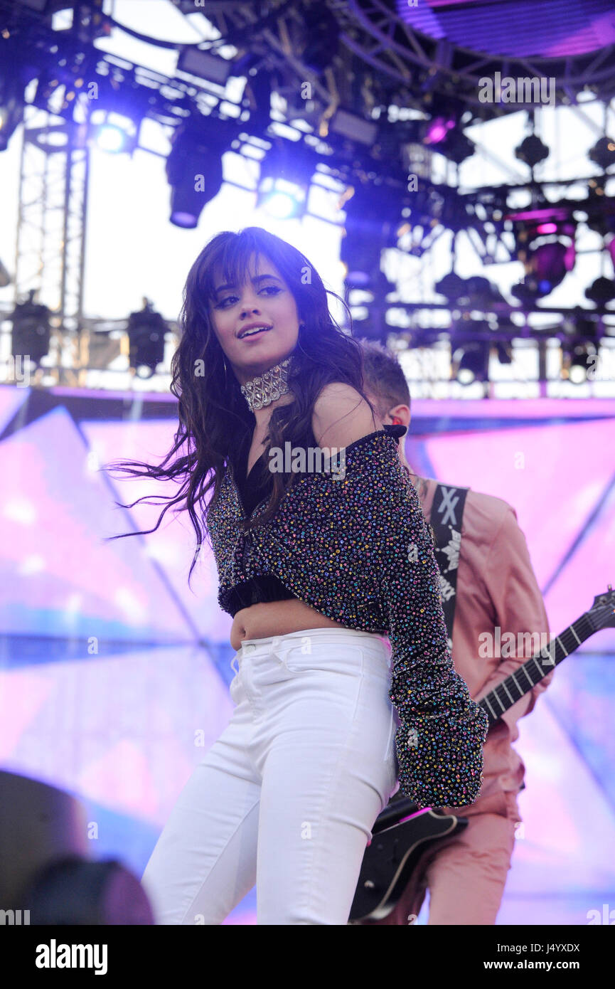 Camila Cabello performing at the 2017 KIIS FM Wango Tango at the