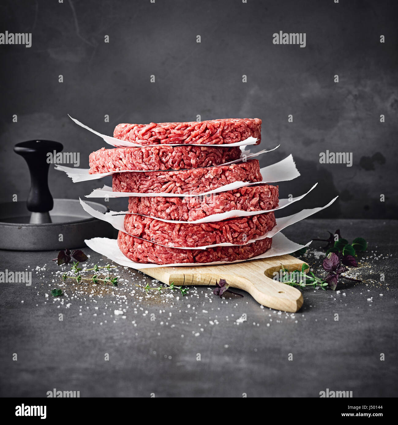 Hamburger patty hi-res stock photography and images - Alamy