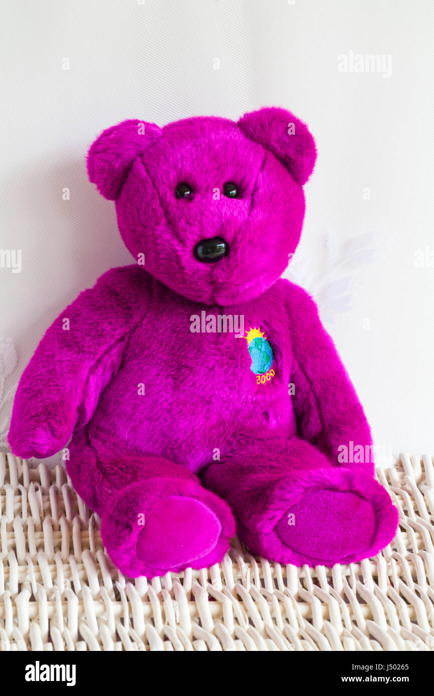 beanie baby purple bear 2000