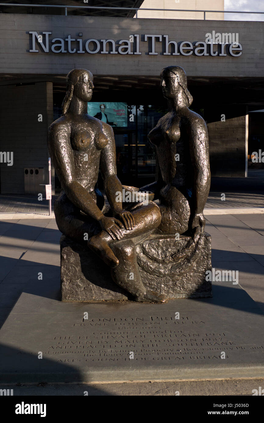 'Lomdon Pride' statue by the late sculptor Frank Dobson outside the
