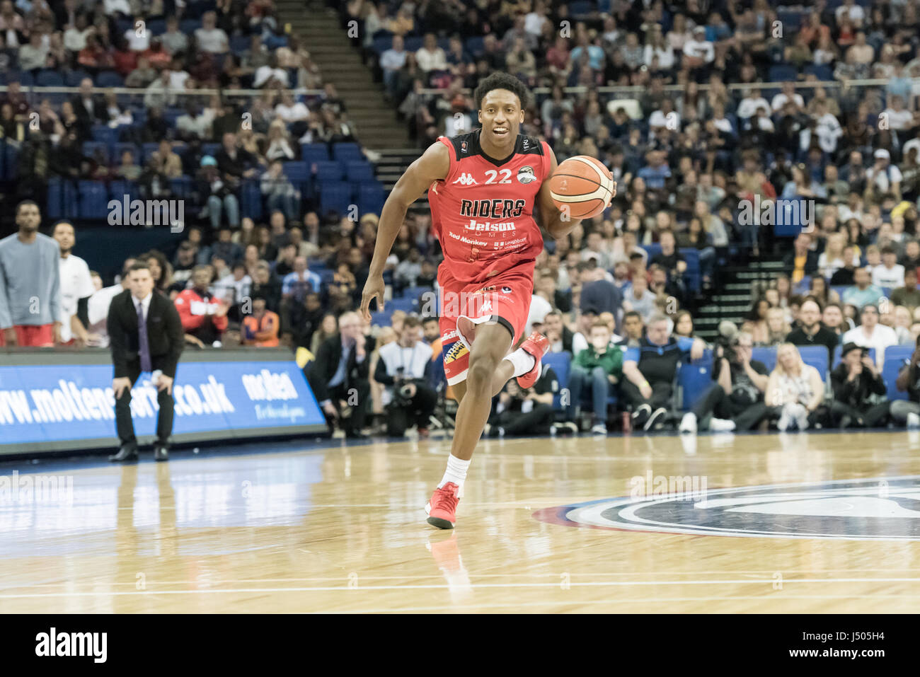 London, UK, 14 May 2017. BBL Basketball Playoff Final, Leicester