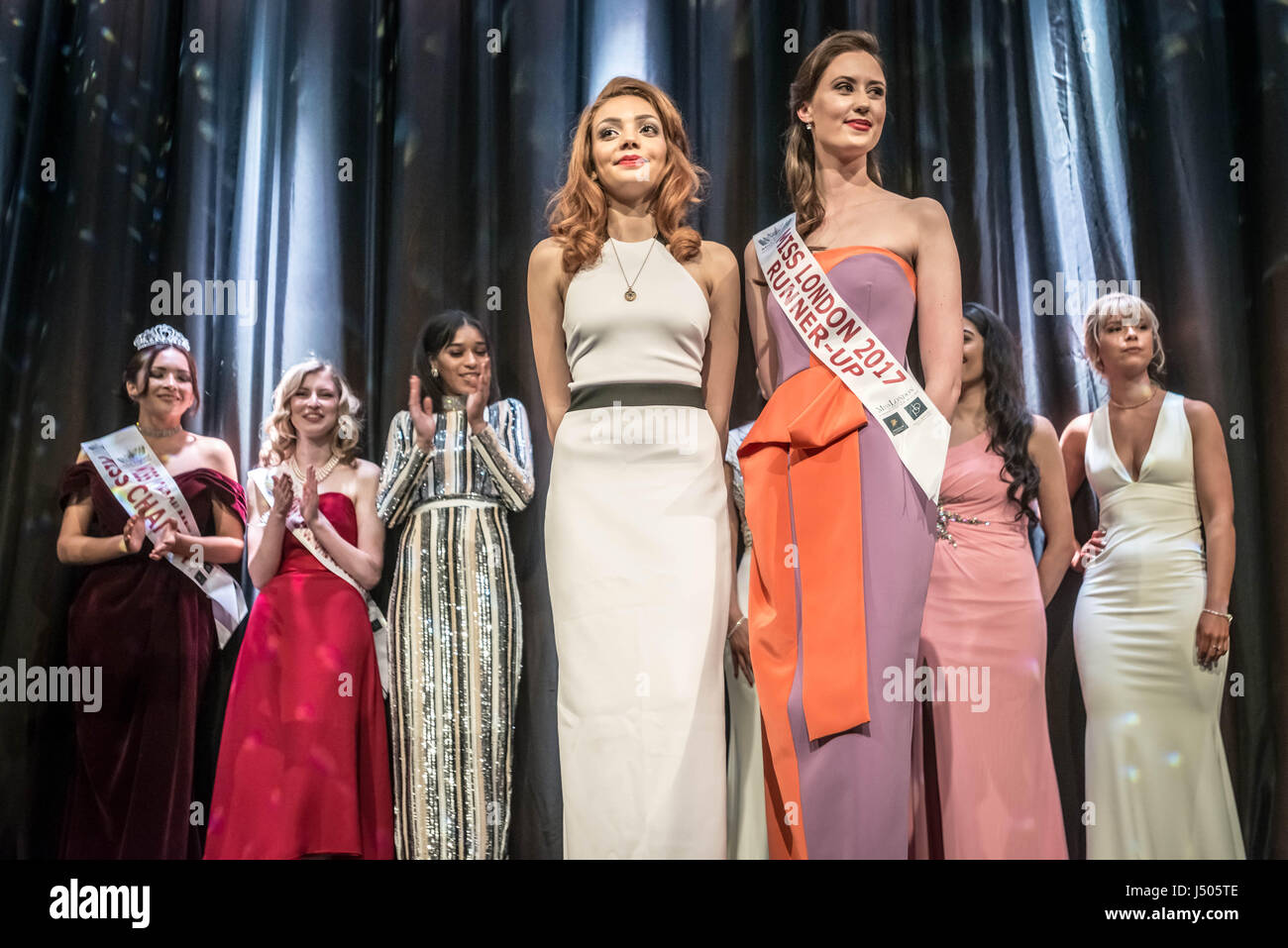London, UK. 12th May, 2017. Miss London 2017 Finale © Guy Corbishley/Alamy Live News Stock Photo