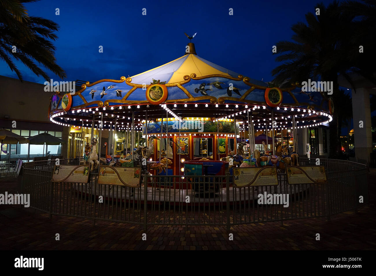Florida Usa 14th May 2017 The Carousel In Downtown At The