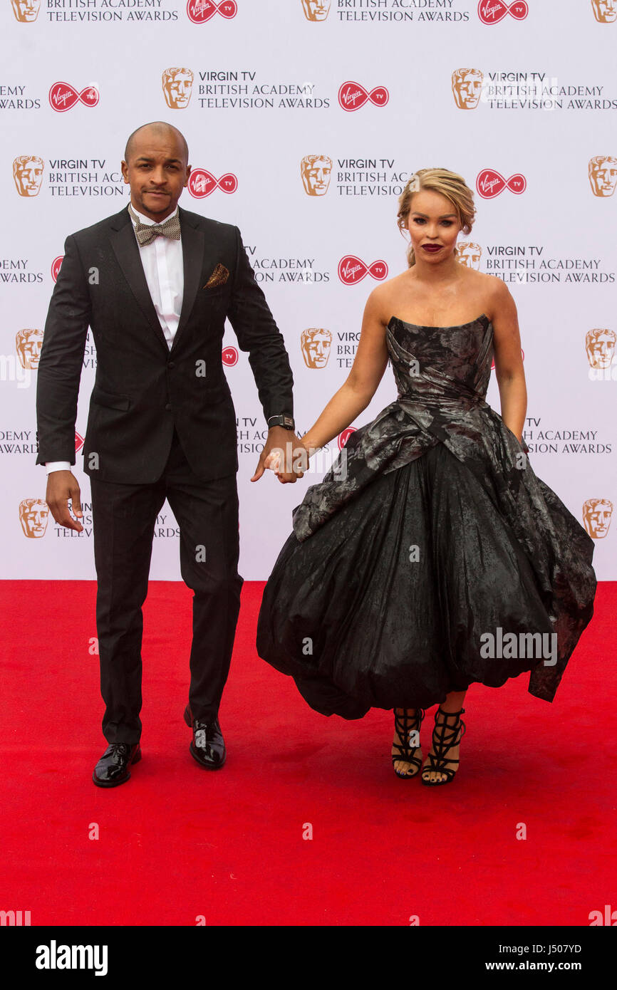 Lonodn, UK. 14 May 2017. Katie Piper arrives for the Virgin TV British Academy Television Awards (BAFTAs) at the Royal Festival Hall. Photo: Vibrant Pictures/Alamy Live News Stock Photo