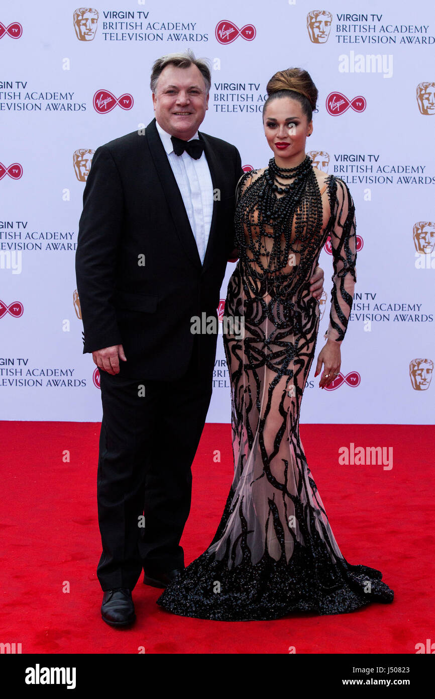 Lonodn, UK. 14 May 2017. Ed Balls and Katya Jones arrive for the Virgin TV British Academy Television Awards (BAFTAs) at the Royal Festival Hall. Photo: Vibrant Pictures/Alamy Live News Stock Photo