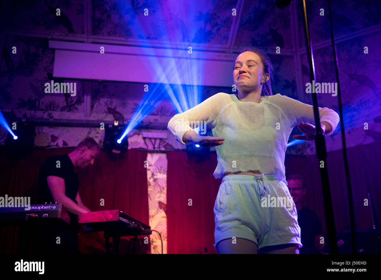 Manchester UK. 15th May 2017. Norweigan singer songwriter Sigrid Solbakk Raabe performs at The Deaf Institute, Manchester UK on her UK tour, Manchester 15/05/2017 © Gary Mather/Alamy Live News Stock Photo