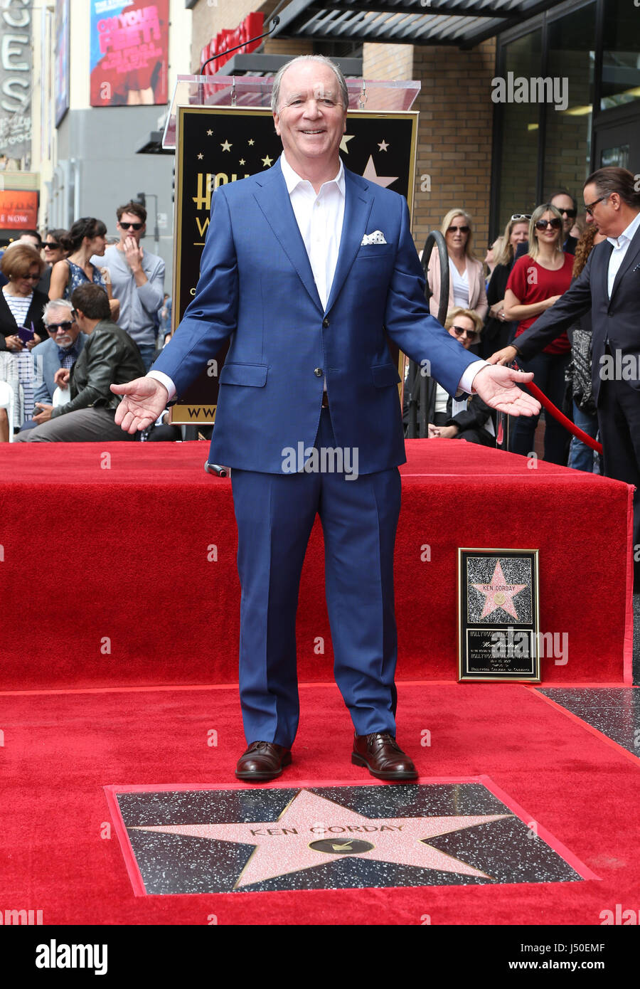 Hollywood, Ca. 15th May, 2017. Ken Corday, At Ken Corday Honored With Star On The Hollywood Walk Of Fame At On The Hollywood Walk Of Fame In California on May 15, 2017. Credit: Fs/Media Punch/Alamy Live News Stock Photo