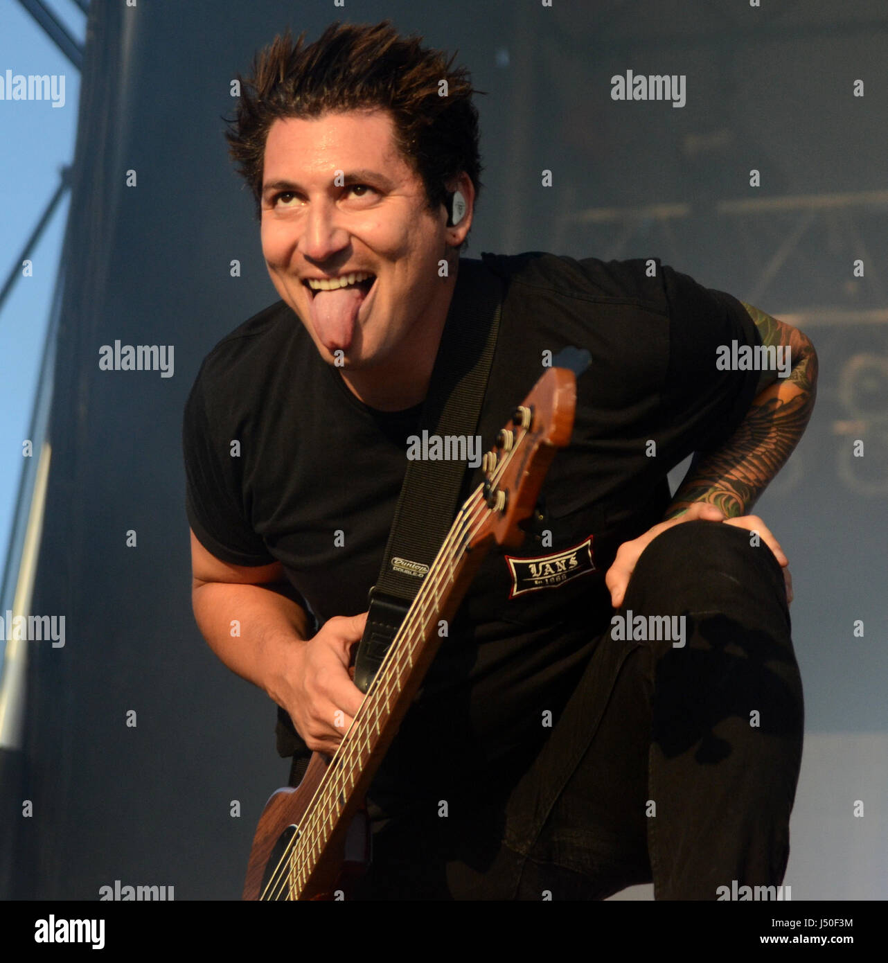 May 13, 2017 Guitarist Jaime Preciado of the band Pierce The Veil
