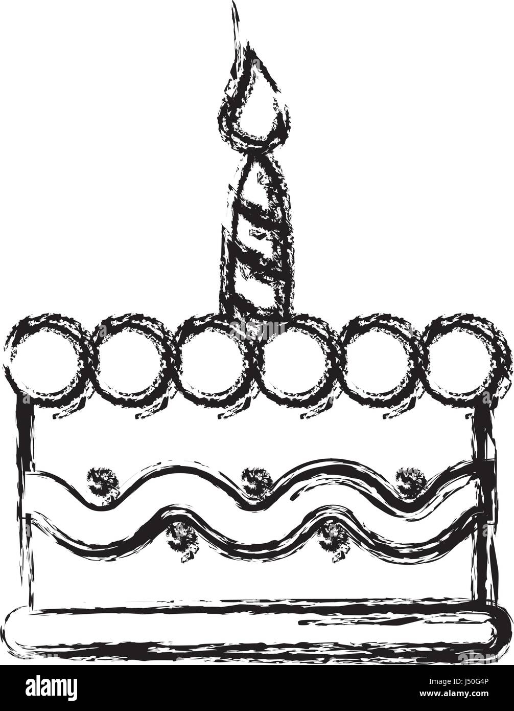 birthday cake icon Stock Vector Image & Art - Alamy