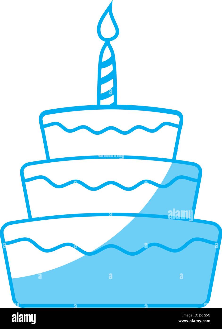 birthday cake icon Stock Vector Image & Art - Alamy