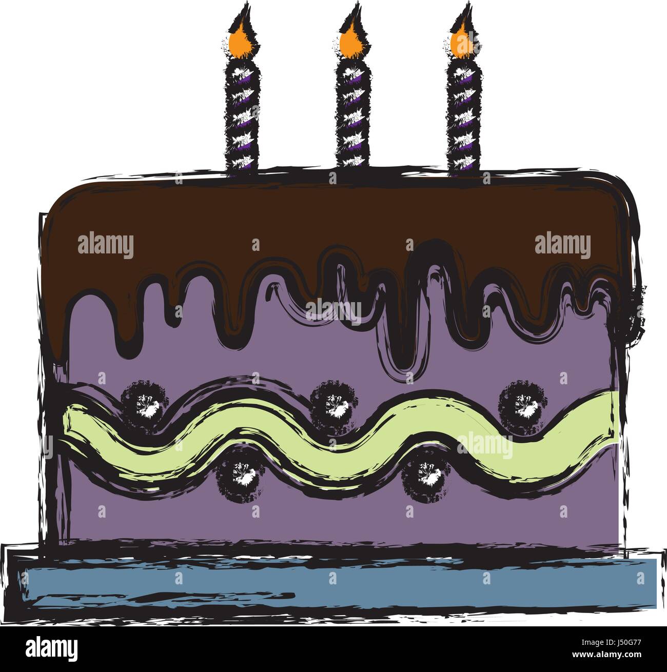 birthday cake icon Stock Vector Image & Art - Alamy