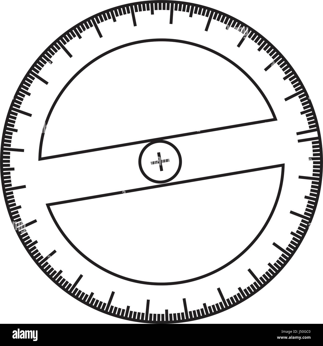 protractor ruler icon Stock Vector Image & Art Alamy