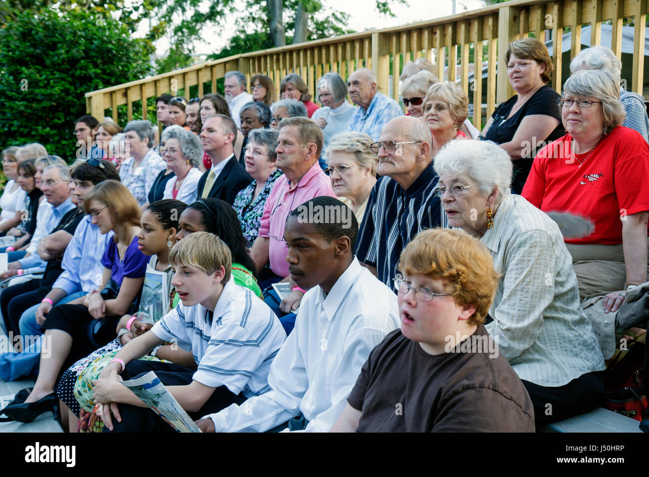 Monroeville Alabama Courthouse Square To Kill a Mockingbird play Stock