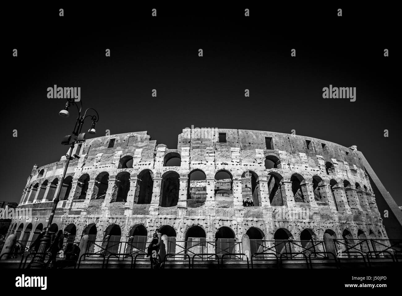 The Coliseum In Black And White Rome, Italy - Europe Stock Photo - Alamy