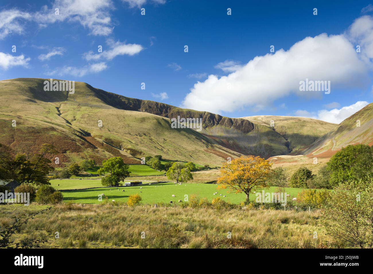 The Howgill Fells The Yorkshire Dales and Cumbria border Stock Photo