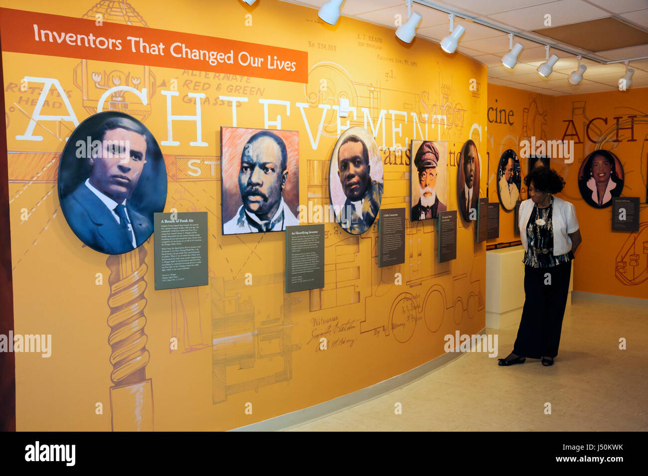Dothan Alabama,George Washington Carver Interpretive Museum,Black Blacks African Africans ethnic minority,History,exhibit exhibition collection,invent Stock Photo
