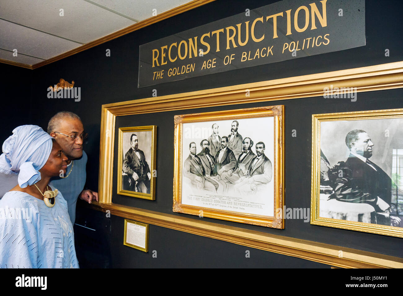 Alabama,Dallas County,Selma,National Voting Rights Museum & Institute,Civil Rights Movement,segregation,Black History,man men male,woman female women, Stock Photo