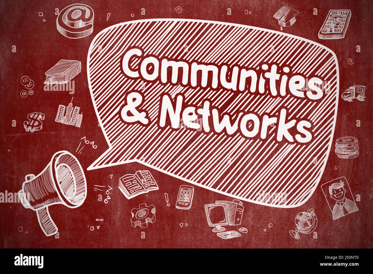 Communities And Networks - Business Concept. Stock Photo