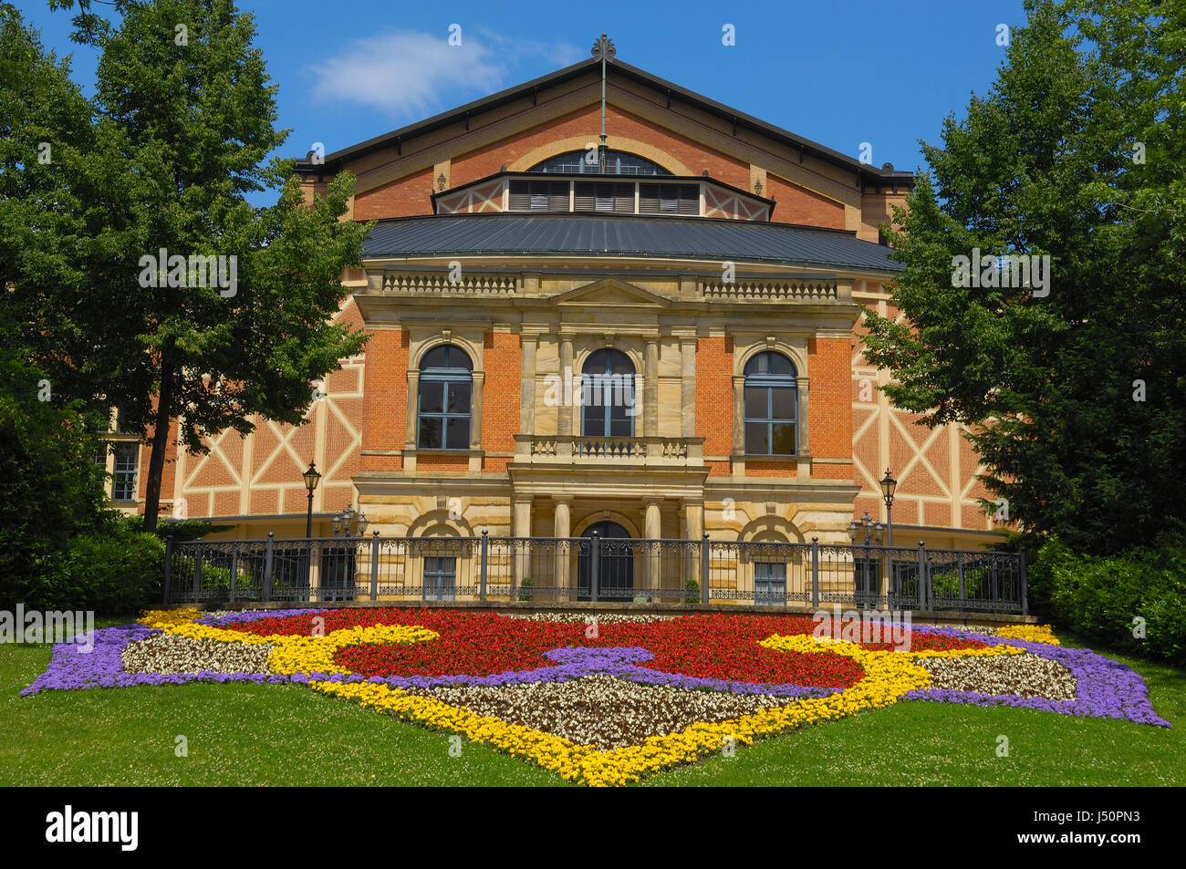 Bayreuth, Festival Richard Wagner Opera House, Bayreuth Festspielhaus